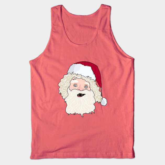 Tales From The Crypt | Crypt Keeper Santa Tank Top by Jakmalone